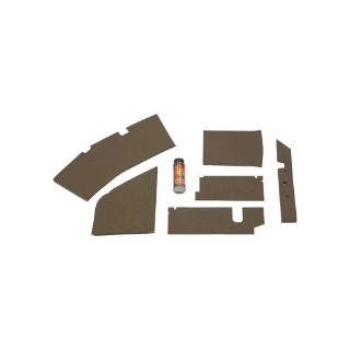 Picture of K&M Mfg Lower Cab Kit for John Deere 7000 Series Tractors | Multi-Brown Vinyl