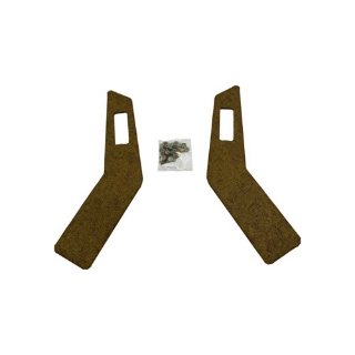 Picture of K&M Mfg Door Handle Panels for International Harvester 86-88 Series Tractors | Pair | Western Brown