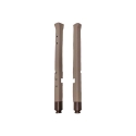 Picture of K&M Mfg Qwik Fit Front Corner Post Kit for John Deere 7000-7010 Series Tractors | Brown/Tan Vinyl