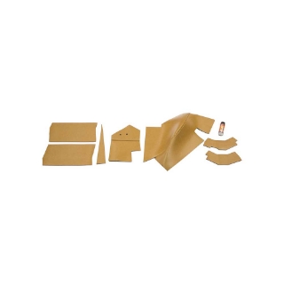 Picture of K&M Mfg Lower Cab Kit for Allis Chalmers 8000 Series Tractors | Saddle Tan Vinyl