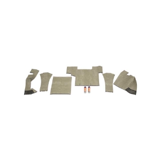 Picture of K&M Mfg Lower Cab Kit for Case 2394 Series Tractors | Berkshire Gray Vinyl