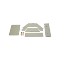 Picture of K&M Mfg Lower Cab Kit for Case IH Steiger 9100 Series Tractors | Embassy Gray Vinyl