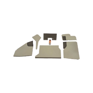 Picture of K&M Mfg Lower Cab Kit for Case IH 71 Series Magnum Tractors | Embassy Gray Vinyl