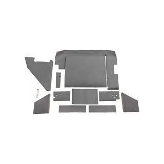Picture of K&M Mfg Qwik Fit Lower Cab Kit for International Harvester 88 Series Tractor | Black Basketweave Vin