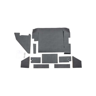 Picture of K&M Mfg Qwik Fit Lower Cab Kit for International Harvester 88 Series Tractors | Black Vinyl