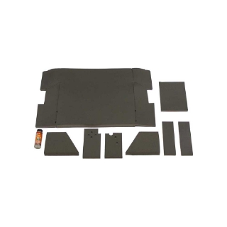 Picture of K&M Mfg Lower Cab Kit for International Harvester 86 Series Tractors | Black Vinyl
