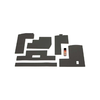 Picture of K&M Mfg Lower Cab Kit for John Deere 30 Series 4WD Tractors | Black Vinyl