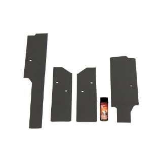 Picture of K&M Mfg Corner Post Kit for John Deere 30 Series 4WD Tractors | Black Vinyl