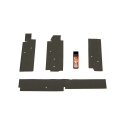 Picture of K&M Mfg Corner Post Kit for John Deere 40 Series 4WD Tractors | Black Vinyl