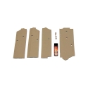 Picture of K&M Mfg Corner Post Kit for John Deere 50 Series 2WD Tractors | Brindle Brown Vinyl