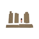 Picture of K&M Mfg Corner Post Kit for John Deere 50 Series 2WD Tractors | Brindle Brown Vinyl