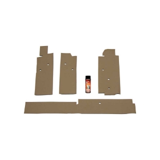 Picture of K&M Mfg Corner Post Kit for John Deere 50 Series 2WD Tractors | Brindle Brown Vinyl