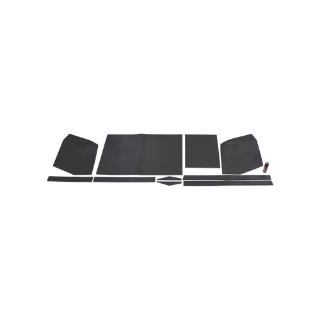 Picture of K&M Mfg Lower Cab Kit for Allis Chalmers-International Harvester-John Deere QT1 Year-A-Round | Black