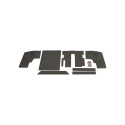 Picture of K&M Mfg Lower Cab Kit for John Deere Hinson Series Tractors | Black Vinyl