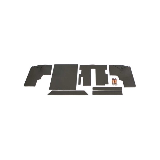 Picture of K&M Mfg Lower Cab Kit for John Deere Hinson Series Tractors | Black Vinyl