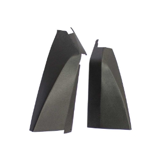 Picture of K&M Mfg Scuff Guard Panels for John Deere 30-40 Series Late Model Tractors | Pair | Black Plastic