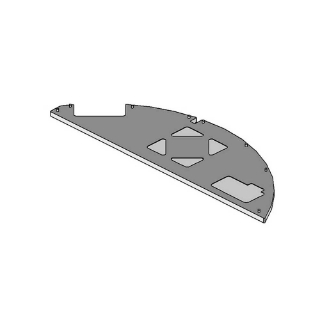 Picture of K&M Mfg Headliner for John Deere 30-40 Series 2WD Tractors | Front Panel | Black Vinyl