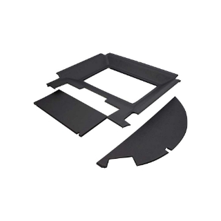 Picture of K&M Mfg Complete Headliner Kit for John Deere 30-40 Series 2WD Tractors | Black Vinyl