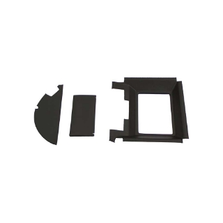 Picture of K&M Mfg Complete Headliner Kit for John Deere 30-40 Series 4WD Tractors | Black Vinyl