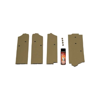 Picture of K&M Mfg Corner Post Kit for John Deere 55-55 Utility Series Tractors | Tan Cloth
