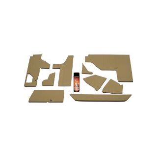 Picture of K&M Mfg Lower Cab Kit for John Deere 55 Series Tractors | Sailcloth Tan Cloth