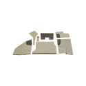 Picture of K&M Mfg Lower Cab Kit for Case IH 72-89 Series Magnum Tractors | Embassy Gray Vinyl