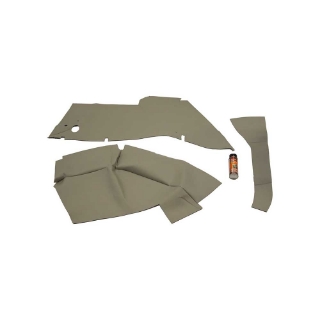 Picture of K&M Mfg Lower Cab Kit for Case IH MX100 Series Tractor | Foam | No Plastic Back | Embassy Gray Vinyl