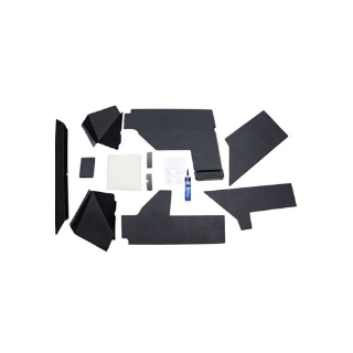 Picture of K&M Mfg Qwik Fit Lower Cab Kit for John Deere 30 Series Early Model Tractors | Black Vinyl