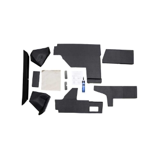 Picture of K&M Mfg Qwik Fit Lower Cab Kit for John Deere 40 Series Late Model Tractors | Black Vinyl