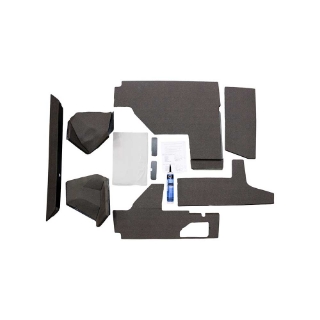 Picture of K&M Mfg Qwik Fit Lower Cab Kit for John Deere 55 Series Tractors | Multi-Brown Vinyl
