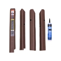 Picture of K&M Mfg Qwik Fit Corner Post Kit for John Deere 2040-3150 Utility Series Tractors | Brown Vinyl