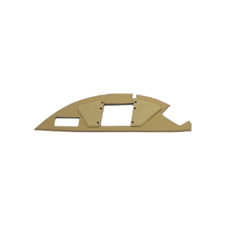 Picture of K&M Mfg Headliner for John Deere 55 Series Tractors | Front Panel | Sailcloth Tan Vinyl