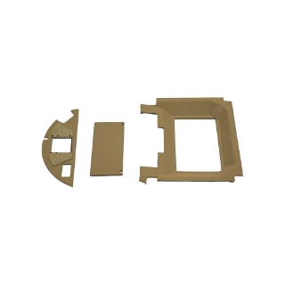 Picture of K&M Mfg Complete Headliner Kit for John Deere 55 Series Tractors | Sailcloth Tan Vinyl