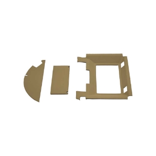Picture of K&M Mfg Complete Headliner Kit for John Deere 55 Utility Series Tractors | Sailcloth Tan Vinyl