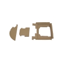 Picture of K&M Mfg Complete Headliner Kit for John Deere Utility European Series | With Hatch | Brindle Brown
