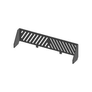 Picture of K&M Mfg 28-In. Protective Grill Screen for 28-In. Weight Box | Black Powder Coat