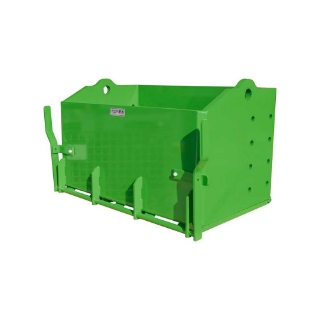 Picture of K&M Mfg 36-In. Heavy-Duty Weight Box | 36-In. x 22-In. x 20-In. | Green Powder Coat