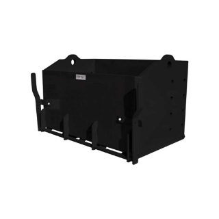 Picture of K&M Mfg 36-In. Heavy-Duty Weight Box | 36-In. x 22-In. x 20-In. | Black Powder Coat