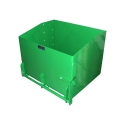 Picture of K&M Mfg 28-In. Standard Weight Box | 28-In. x 22-In. x 20-In. | Green Powder Coat