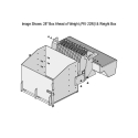 Picture of K&M Mfg 28-In. Box Ahead of Weight (BAW) Kit w/ 10 Weights | Case IH MXM/Maxxum/MXU/215-335 | Black
