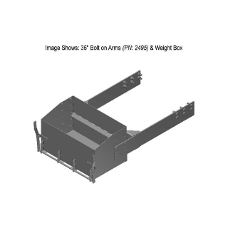 Picture of K&M Mfg 36-In. Bolt on Arms (BOA) Kit for John Deere 9000R 4WD Series | Green Powder Coat
