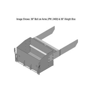 Picture of K&M Mfg 36-In. Bolt on Arms (BOA) Kit for John Deere 9R-9RX Series | Green Powder Coat