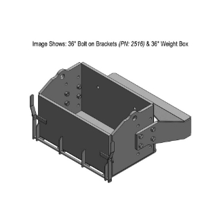 Picture of K&M Mfg 36-In. Bolt on Brackets (BOB) Kit for John Deere 8R/8RT Series | Heavy-Duty | Green