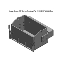Picture of K&M Mfg 36-In. Bolt on Brackets (BOB) Kit for John Deere 8RX Series | Heavy-Duty | Green Powder Coat