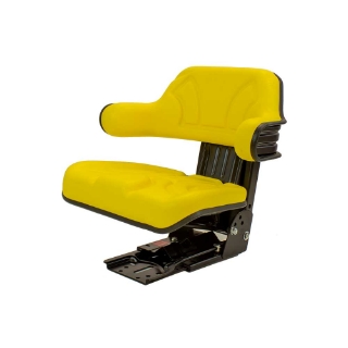Picture of Uni Pro | Low Profile Seat and Mechanical Suspension | Wraparound Backrest | Yellow Vinyl | 8781