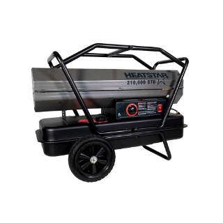 Picture of Portable Forced Air Heater | HS210KT | 210K BTU/Hr | Kerosene/Diesel/Oil/Jet Fuel