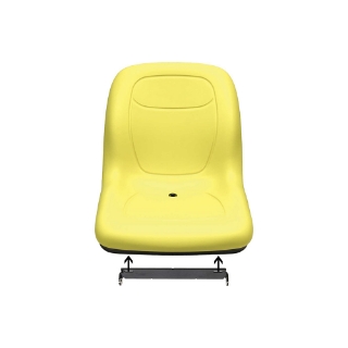 Picture of Uni Pro 125 Bucket Seat Kit | With Hinge Bracket for John Deere Mowers | Yellow Vinyl
