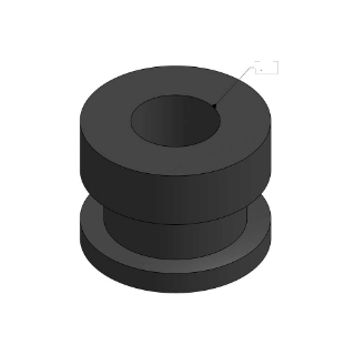 Picture of 1/2-in. PNG BLACK GROMMET
