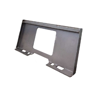 Picture of K&M Mfg Universal Quick-Attach Plate for Skid Steer Loaders | With Cutout