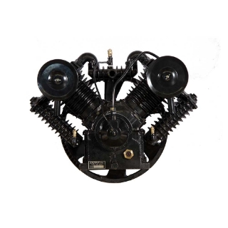 Picture of CASTAIR | 7.5-10 HP 2-Stage Recip. Comp. Pump w/ Oil | V-Style 4-Cylinder | Flywheel O.D. 19.0 In.